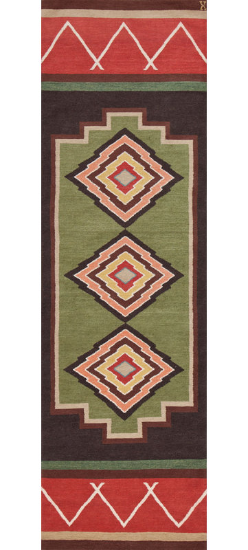 Mesa Wool Southwestern Area Rug, Rectangle 9' x 12'