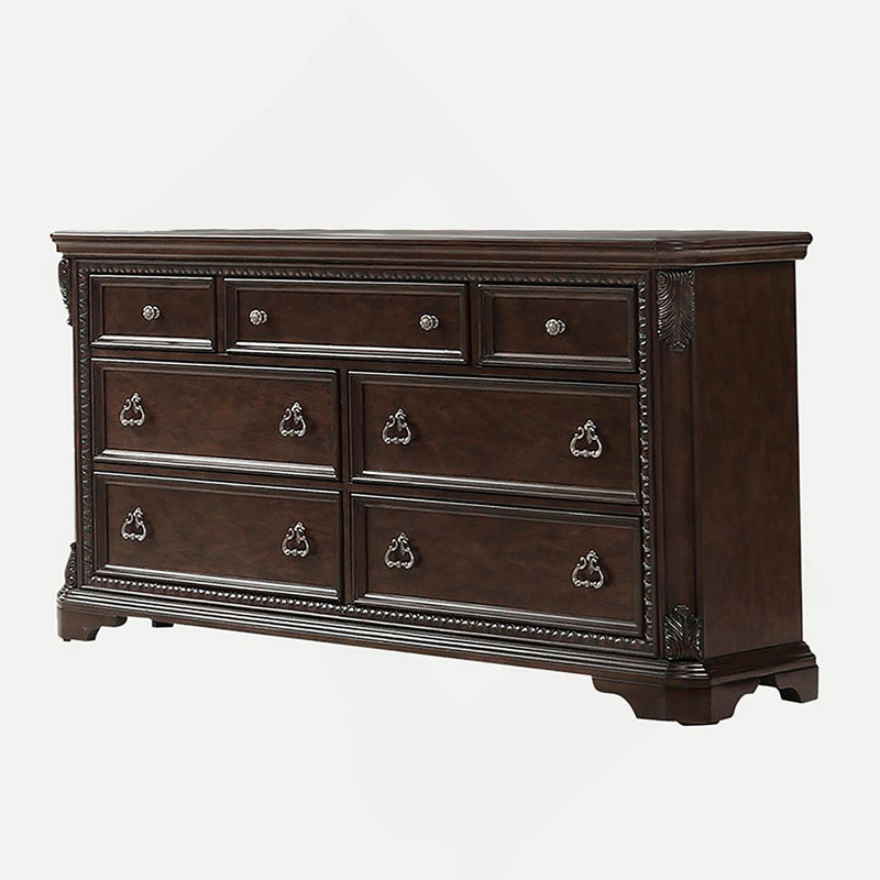 Commode 7 tiroirs en acajou