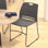 Hercules Series Commercial Grade 660 LB. Capacité de chaise empilable en plastique avec base en acier