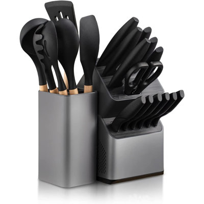 QXXSJ 21 Piece Stainless Steel Knife Block Set -  B12773