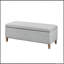 Banc de rangement rectangulaire à fermeture douce