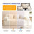 78.7" Frameless Convertible Sofa Bed - Plush Corduroy Sleeper Couch with 3 Pillows, No-Assembly Queen Size Futon for Small Spaces & Apartments