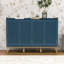 Grand lit escamotable en bois avec lattes-465326363