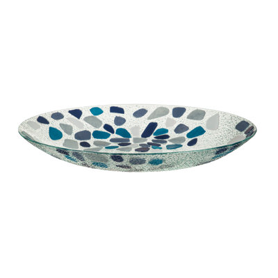 Anthoni Glass Mosaic Birdbath