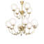 40" Wide Revival Gas & Electric 12 Light Chandelier
