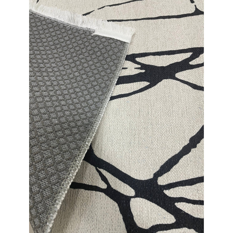 Tapis Dinene avec envers antidérapant, Rectangle 4 pi x 7 pi 3 po