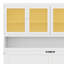 Lit escamotable simple avec armoire, lit pliant peu encombrant avec éclairage et port USB-1396207977