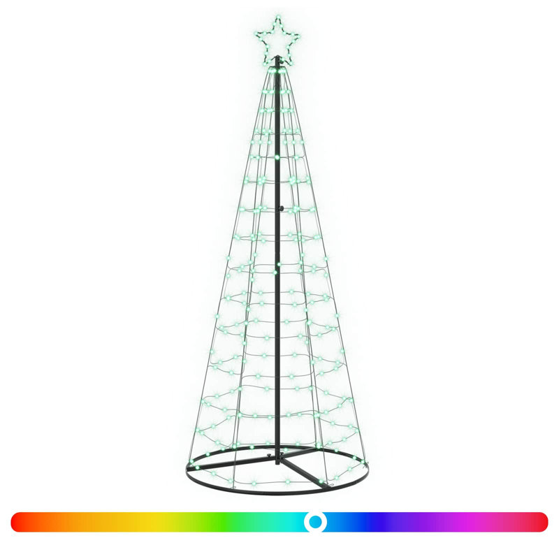LED Indoor Lighted Christmas Tree, 250 cm