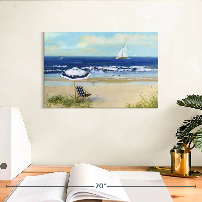 Alvord Azure Beach Life I, H 8 po x l 12 po
