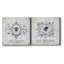 «Bee Happy», ensemble de 2 reproductions sur toiles tendues-1955799433