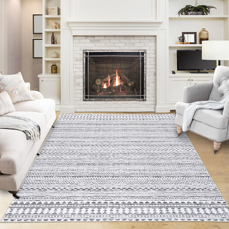 Karelia Washable Geometric Indoor Rug