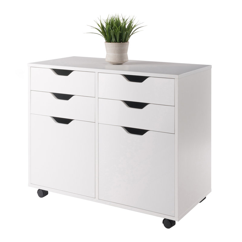 Crandon 32.13'' Wide 4 - Drawer Storage Cabinet, White