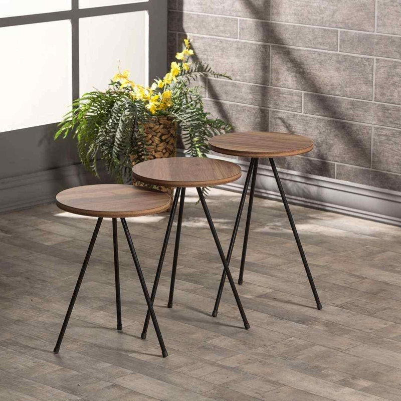 Greta 14cm Console Table, Walnut
