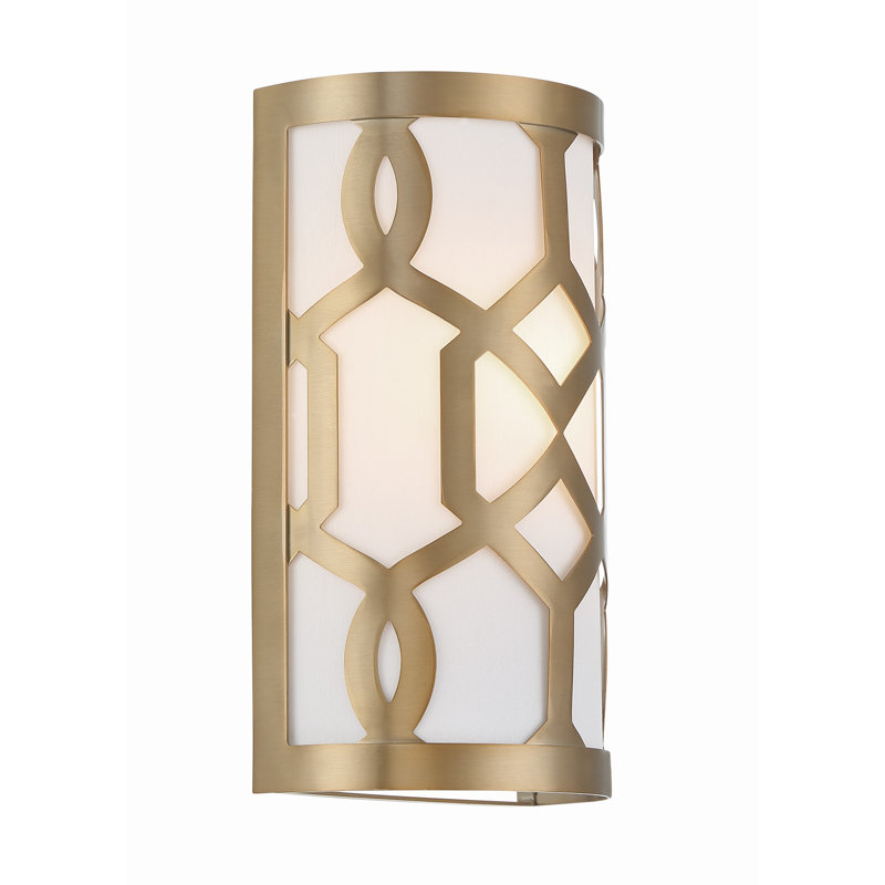 Jennings 1 - Light Flush Mounted Sconce, Aged Brass