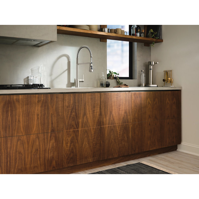 Robinet de cuisine rétractable 3 en 1 Moen Align, Acier inoxydable