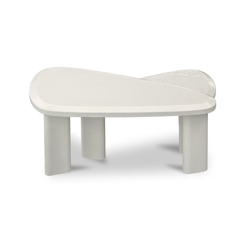 Sophie Outdoor Coffee Table, Cream Lacquer