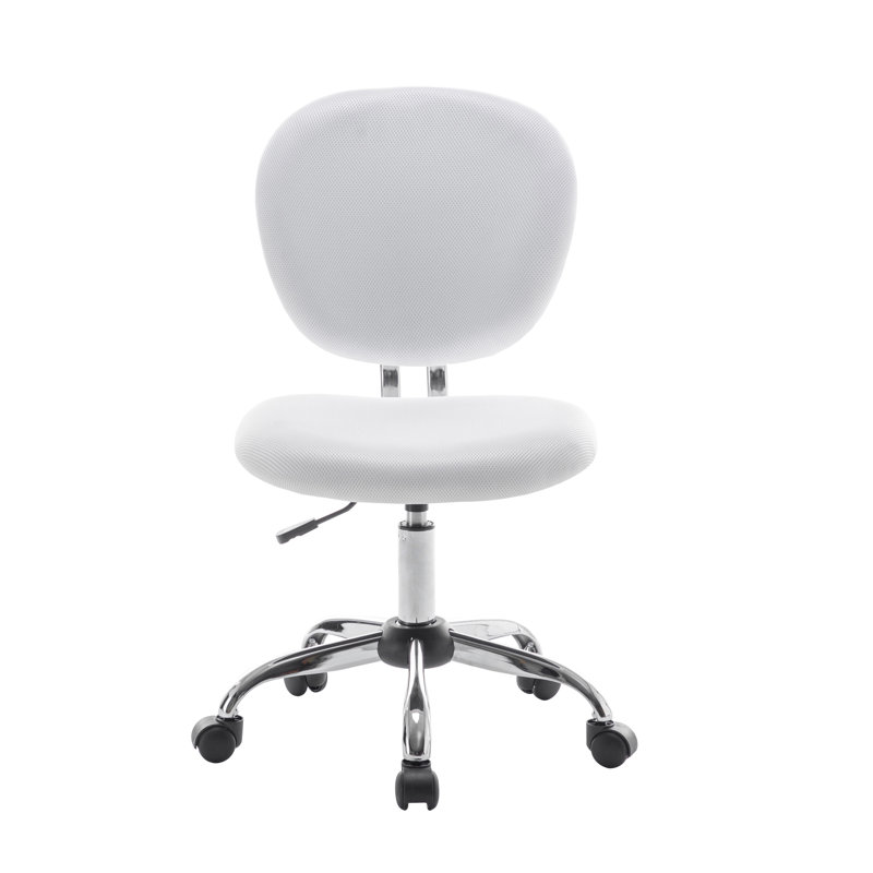 Chaise de bureau Devian, Blanc