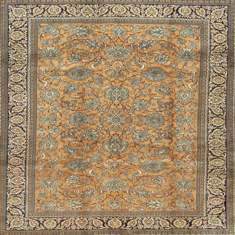 Oriental Indoor Rug, Square 5'