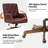 Kairos Transitional Swivel Desk Chair with Adjustable Height and Button-Tufted Backrest-1715675587
