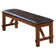 Areni Upholstered Bench in Espresso and Walnut