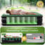 Matelas gonflable CHÉRIMOR 45 cm (18 po) Queen, pompe électrique intégrée, sac de transport inclus, une chambre, usage intérieur/extérieur, capacité de 363 kg (800 lb), vert forêt