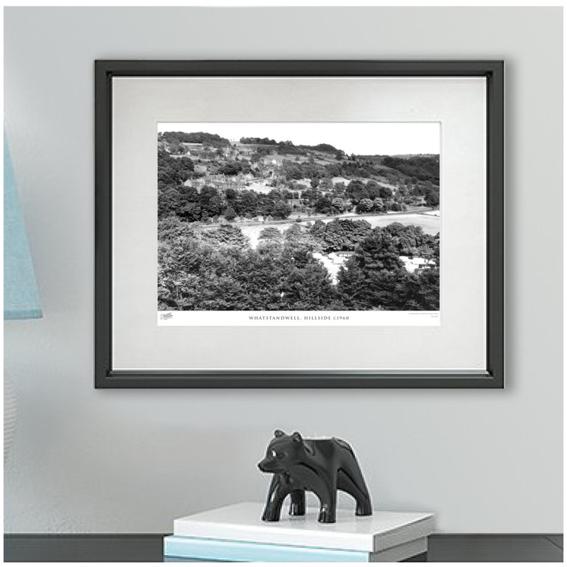 Whatstandwell, Hillside C1960 - Single Picture Frame Print, 45cm H x 60cm W x 2.3cm D
