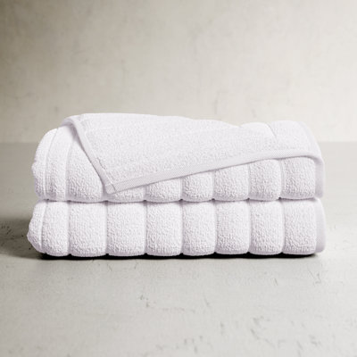 Rachel Turkish Cotton Midweight Ribbed Bath Sheet