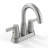 Modern Double Handle High-Arc Centerset Bathroom Faucet(Set of 2)-128613806
