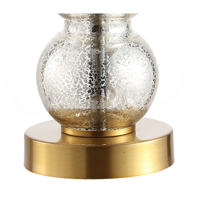 Lampe de table 21 po Chewning, Verre mercurisé / or laiton