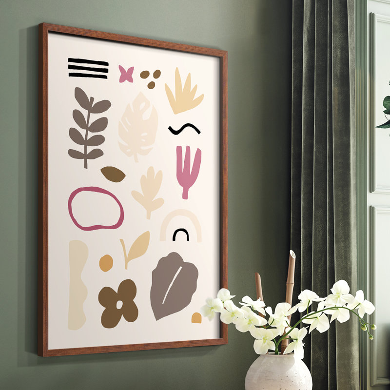 Matisse CCXL Framed Print - Solid Wood, Brown, 20" H x 16" W
