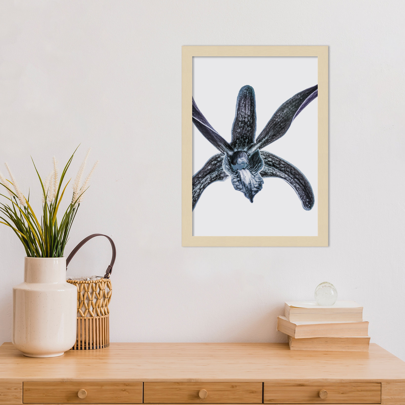 Parkerfield "Orchid" Print by Shot by Clint, Brown, 17" H x 13" W