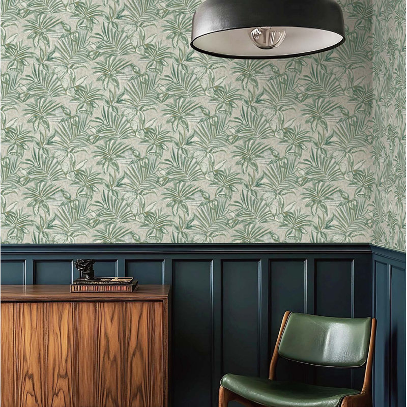 Rouleau de papier peint classique, Vert gazon