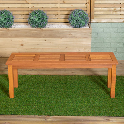 Bulkley Coniston 2 Seater Outdoor Wooden Garden Bench Stool
