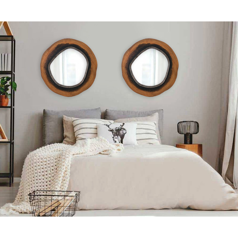 Miroir mural en bois Douglass