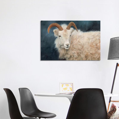 Mountain Goat I by David Stribbling - Wrapped Canvas Print