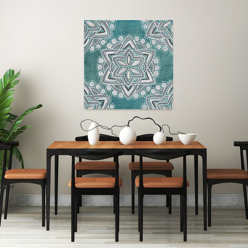 Star Mandala I Flower Art, 32" H x 32" W