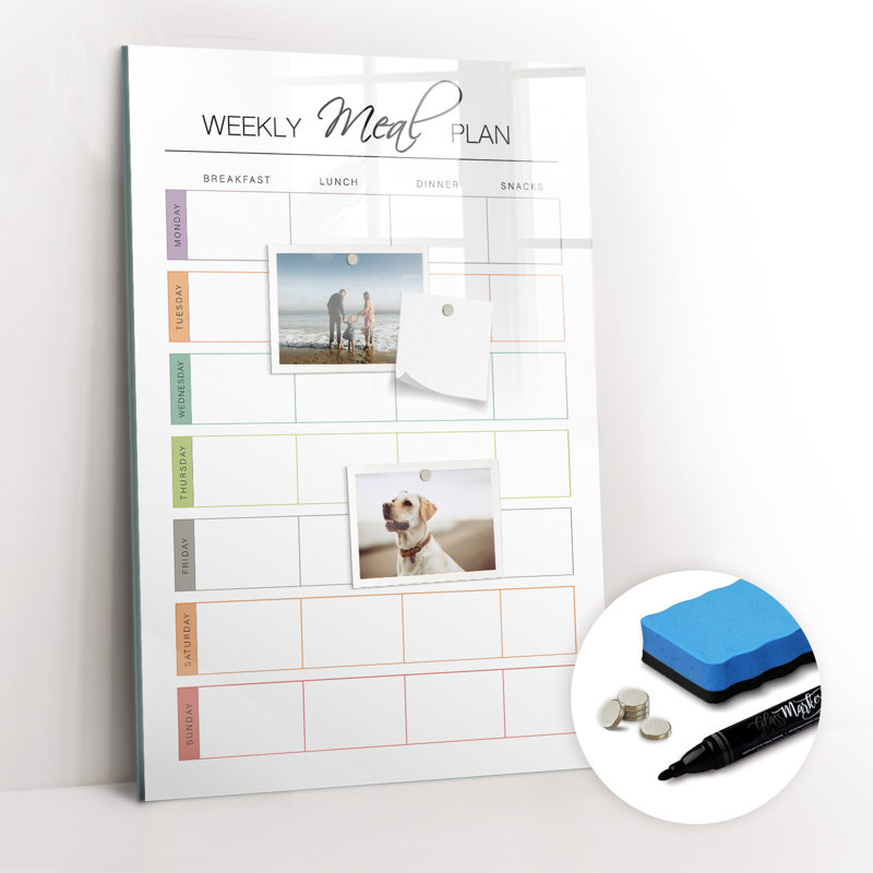 Magnetic Glass Dry Erase Board