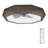 LED Walnut Wood Ceiling Fan