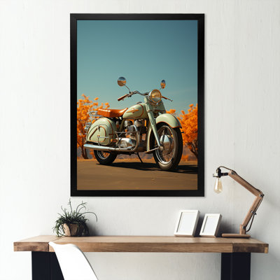 " Retro Cruiser Motorcycle "
