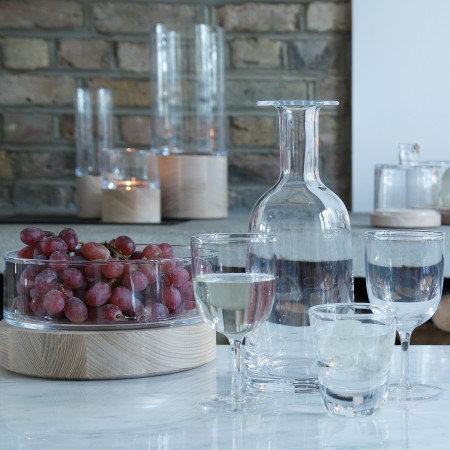 Lotta Glass Fruit Bowl