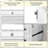 Freestanding Bathroom Vanity Set,Adjustable Shelf-1558233959