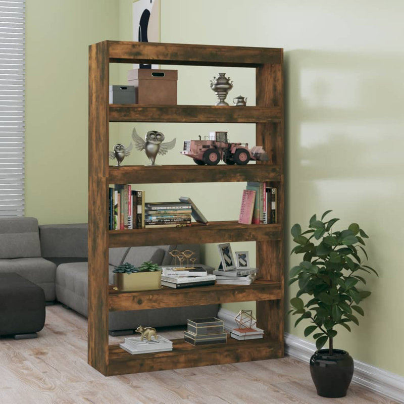 Book Cabinet Room Divider Display Book Rack Bookshelf Engineered Wood