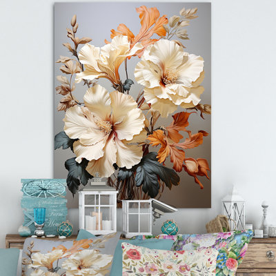 Vintage Charm Hibiscus I, reproduction d'art sur toile
