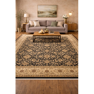 Tapis rectangulaire en laine 9 pi x 12 pi