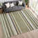 Machine Washable Indoor/Outdoor Drennen ACN2330 Stripes Rug