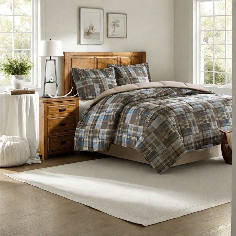 Ensembles de literie hypoallergéniques, confort en microfibre, chambre à coucher moderne et confortable