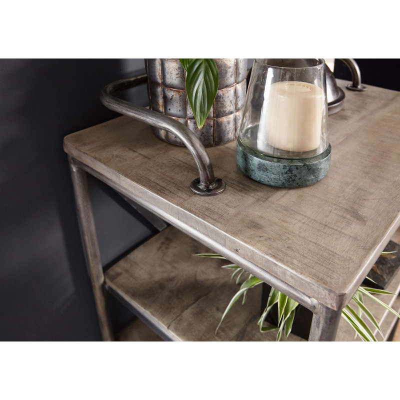 Heavy 100cm H x 61cm W Steel Etagere Bookcase
