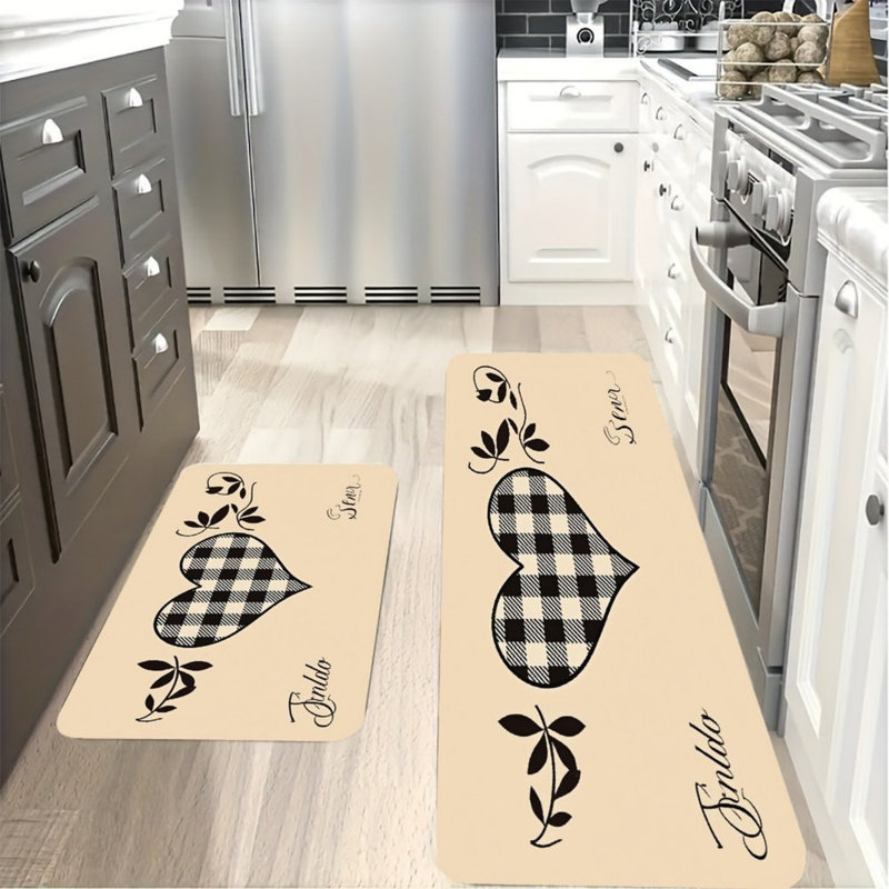 Tapis de cuisine 2 pièces