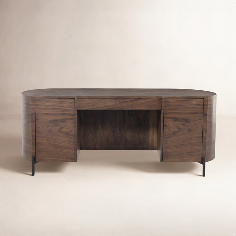 Lunas Executive Desk, Caramel Guanacaste