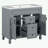 Syreen 35.9'' Single Bathroom Vanity with Top-847351087